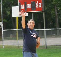 73-Geno at the softball game in Bergenfield, the morning following the reunion.