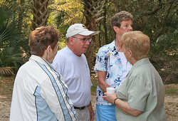 8-Frances M., Don V. & wife Ruth, & Arlene G.