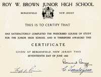 Roy Brown Certif.