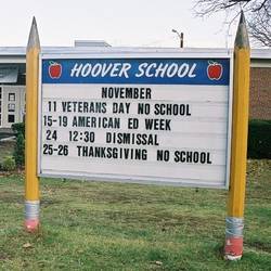 Highlight for Album: Visit to Hoover School