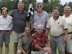 (L-R)Dr.James Devine,Dennis Felton,Brian Judge,Bill Savage
(front) Greg Germakian,Frank DiMaggio